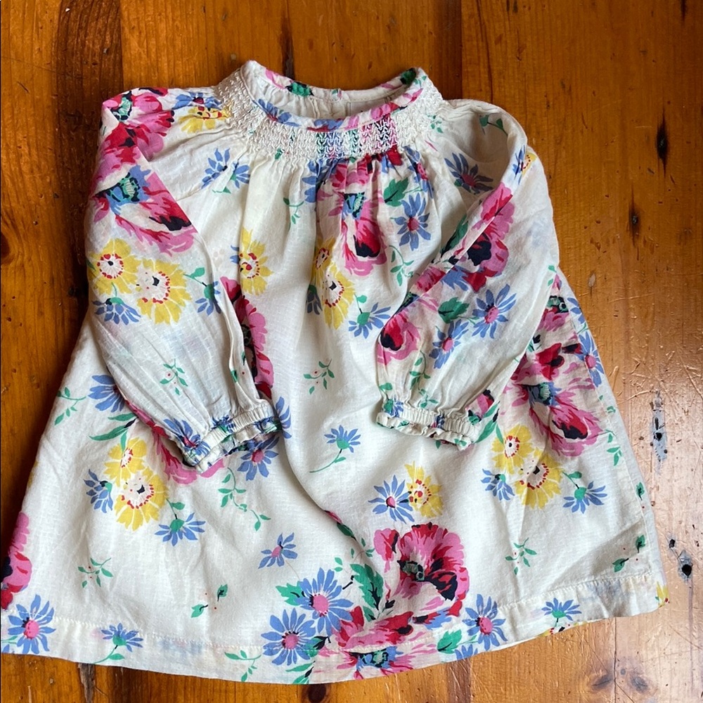 BABY GAP GIRLS Floral Kids Top - Multicolor